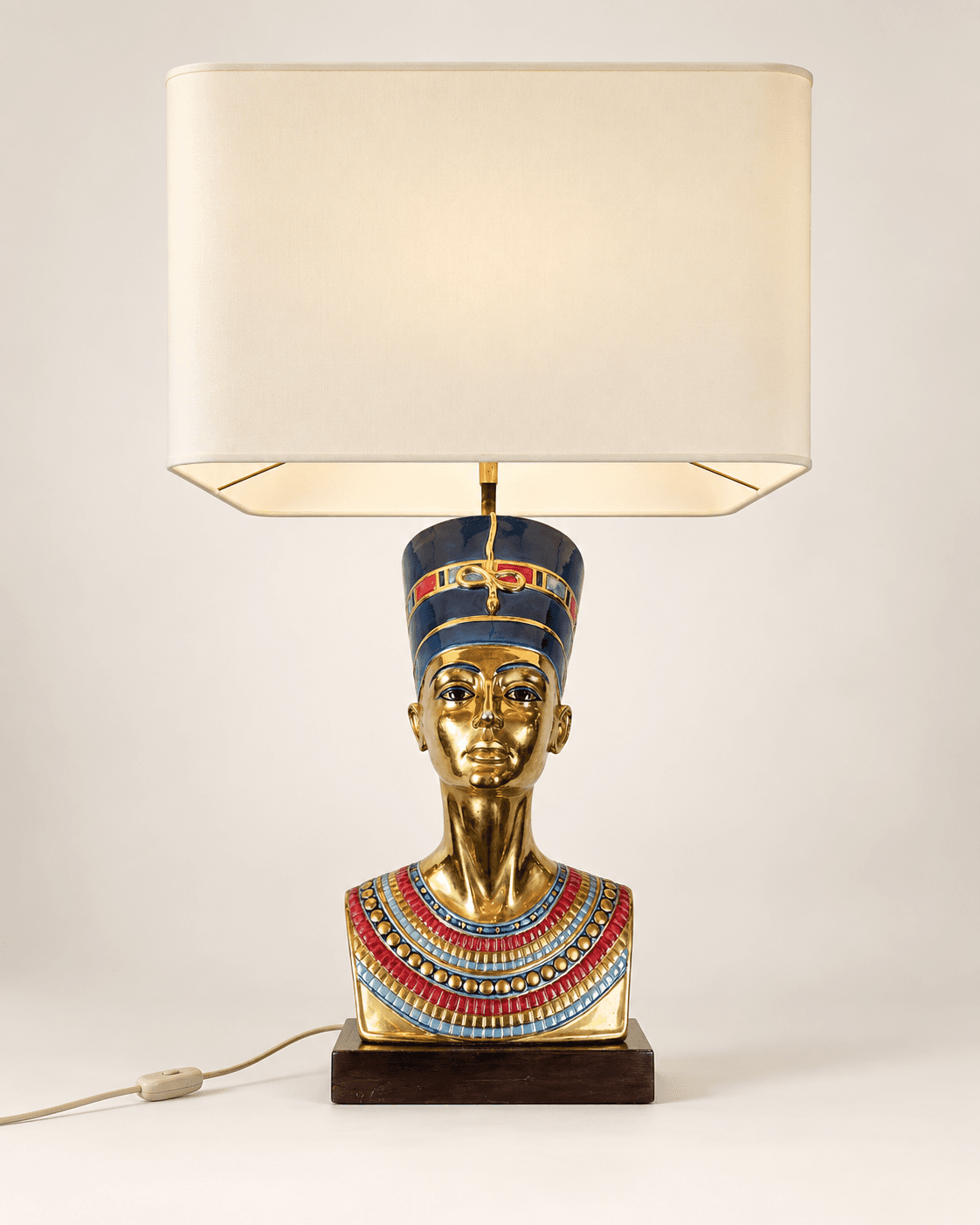 Lampe de Edoardo Tasca, capodimonte, 1960-70 — vue studio reconstituée et illustrative