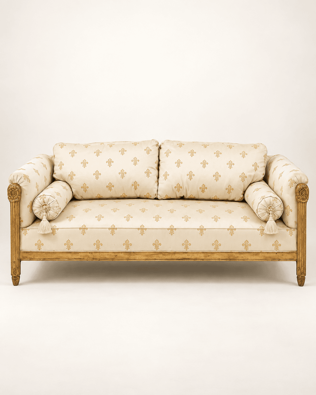 Maurice Dufrêne ( attribué à) canapé Art Déco en bois doré, vers 1930