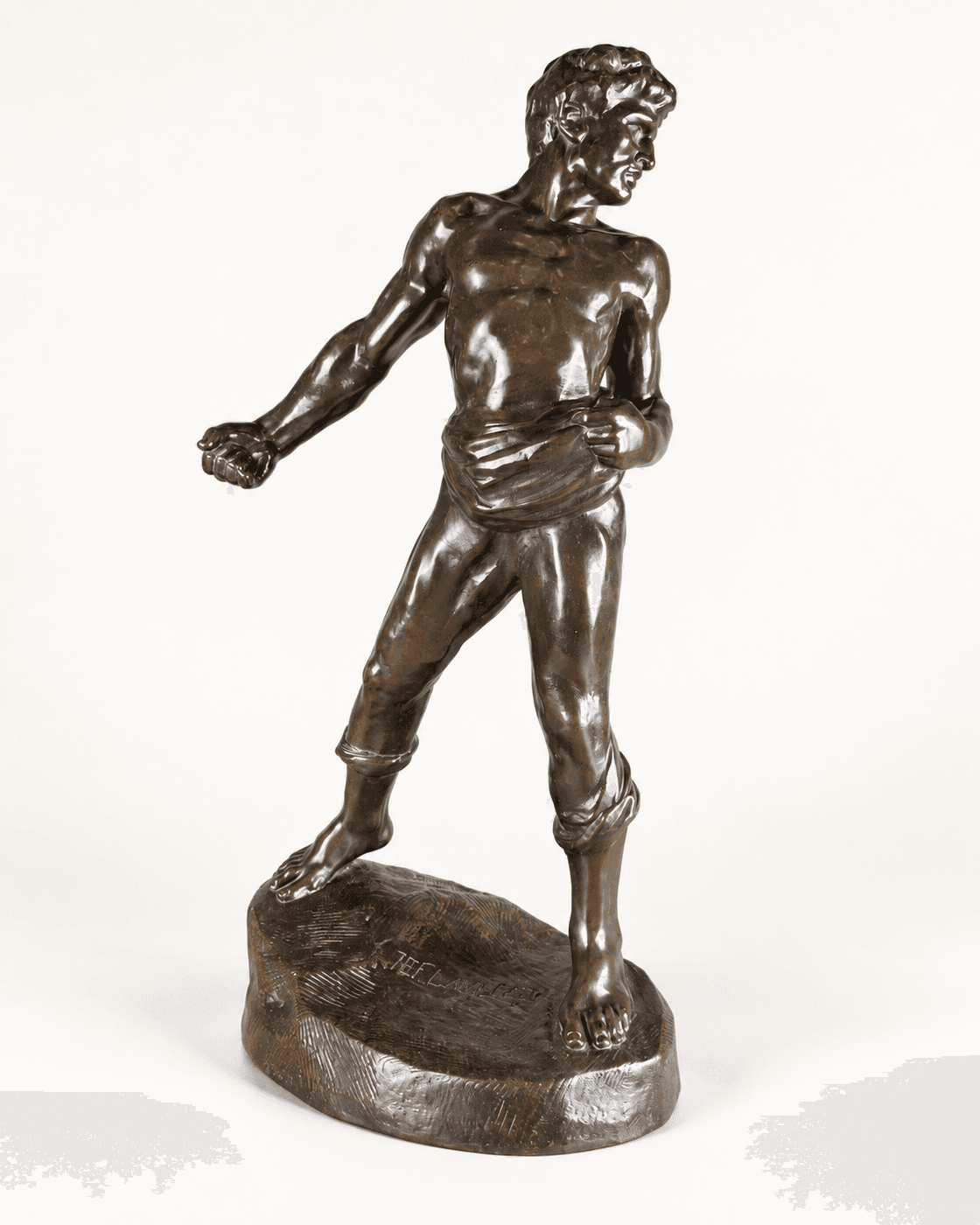 Bronze « Le Semeur », signé Jef Lambeaux