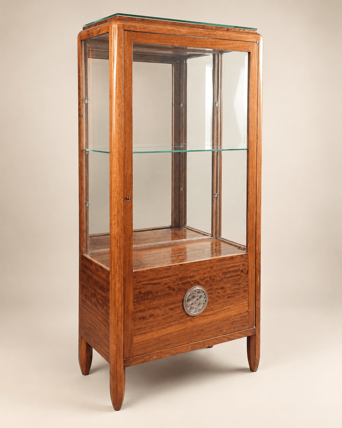Vitrine Art Déco en Bubinga, vers 1920