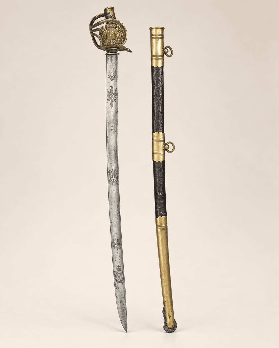 Sabre des gardes du corps du Roy, 1er modèle, 1814