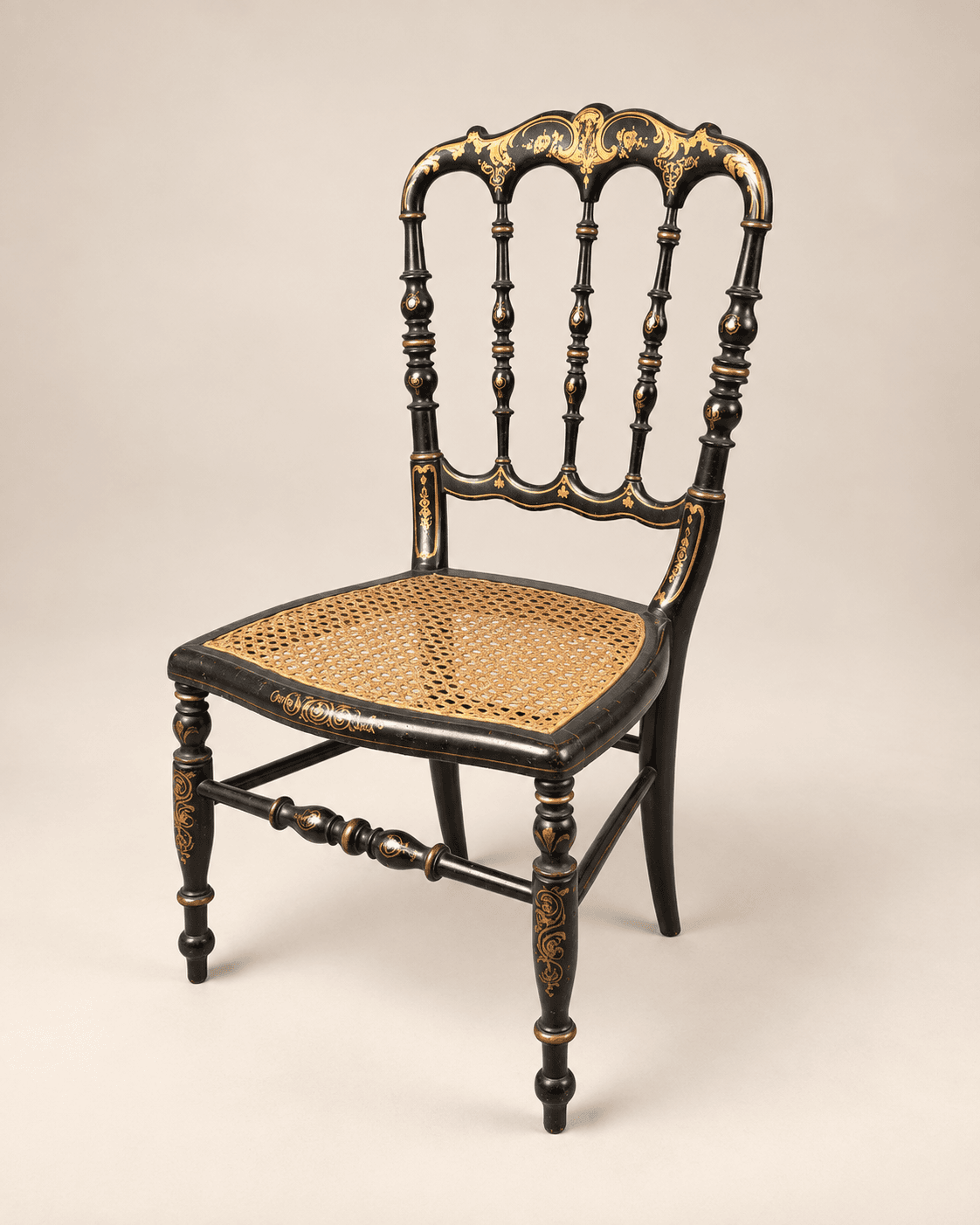 Chaise d'enfant d'époque Napoléon III