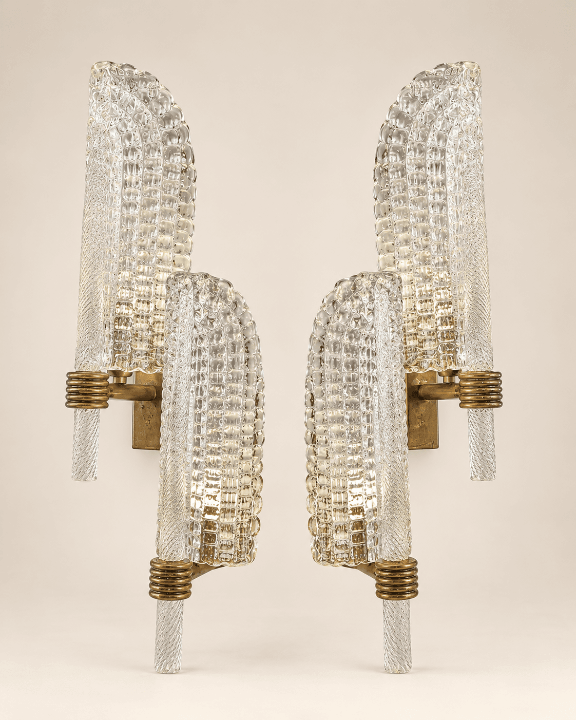 Paire d’appliques André Arbus, Maison Véronèse, vers 1940