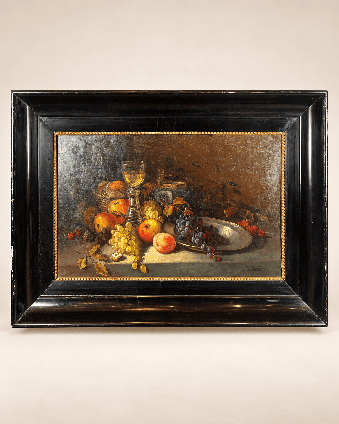 Cornelis Terlouw (1890-1948), nature morte, huile sur toile, début XXe siècle
